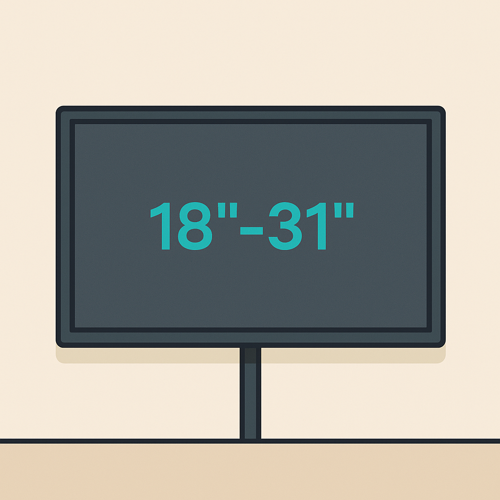 Mount 18" to 31" TV