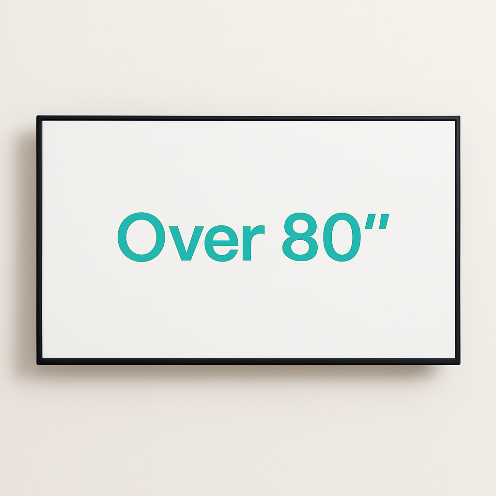 Mount Over 80" TV